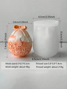 Easter Bunny, Butterfly, Egg Scented Candle Silicone Mold, Handmade DIY Egg Rabbit Soap Plaster Decoration Mold, Silicone For Plaster Casting, Suitable For Romantic Candlelight Dinner, Table Decoration, Room Decor, Gatherings, Birthdays, Weddings, Anniversaries, Mother's Day Gifts Graduation