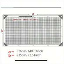 2025 New Upgraded Spring & Summer Essential - PE Double-Sided White Waterproof Sunshade Netting, All-Season Outdoor Use. White Bound Edges, Thick Waterproof Fabric, Anti-Tear. Convenient For Storefront Curtains, Balcony Rain Covers, Clothes Drying, Camping Ground Mats, Crop Shading, Multiple Sizes & 140g Weight