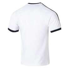 Adidas Originals 男裝T卹三葉草3-STRIPES TEE戶外出遊短袖運動休閒上衣 KB2460 - 白色 - 查看 7