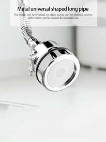 1 pezzo Accessorio regolabile a 3 modalità per rubinetto da cucina, filtro e adattatore per rubinetto del bagno, purificatore d'acqua