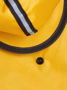 Outdoor Leisure Pet Yellow Waterproof Raincoat