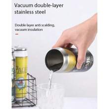 Diseño de latas de botellas térmicas de 500 ml de cerveza - Multicolor - Ver 4