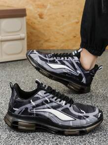 Unisex Sports Running Casual Shoes, Men Fashion Lightweight Breathable Athletic Sneakers, Anti-Slip Outdoor Travel Thick Sole Shock Absorption