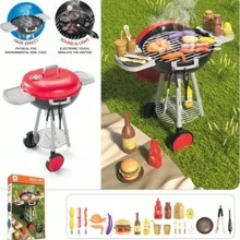 Kitchen Toy Set, Toy BBQ Grill Set, Cooking Toy Set, Little Chef Play, Kids Grill Playset Interactive BBQ Toy Set For Kids, Christmas Birthday Gift For Boys Girls 3-5 6-8 8-12 Kids 25PCS - Children's Barbecue Set - View 9