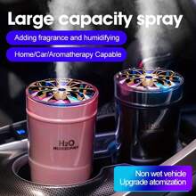 1 PC Car Humidifier Spray, Mist Aromatherapy Car, Air Purifier, Car Aromatherapy Machine, Deodorizing Humidifier, Plug-In Small, Air Purifier, Desktop Spray Humidifier, Cute Business Mini, USB Powered, Suitable For Office Bedroom Car Desktop Bedside Table