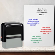 1Pc Custom Stamp,Clear And Crisp Impressions,Personalized Self-Inking Rubber Stamp,Use For Address Stamp And More
