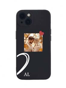 Funda de teléfono a juego para parejas con apertura precisa y pintura de colores, resistente a caídas, compatible con iPhone 14 Pro Max, 13, 11, XR, 7/8, Galaxy S24, A04, A12, A13, A14, A21s, A22, A23, A24, A32, A33, A34, A51, A52, A53, A54, A71, A72, S20 FE, S21, S22, Redmi 9, 9A, 10A, 10C, Redmi Note 10, 11, 12