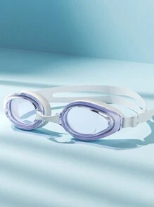 1pc HD Swimming Goggles HD Boy's Glasses Swimming Equipment - Black and White - View 13