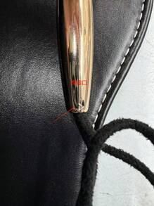 新款时尚女士绑带凉鞋，罗马风休闲一脚蹬凉鞋，黑色、米色、棕色可选；纯色编织舒适沙滩凉鞋；博主推荐厚底凉鞋；夏季沙滩鞋；优雅搭扣低跟圆头凉鞋；防臭防滑面料串珠装饰简约户外拖鞋；百搭平底一脚蹬女士凉鞋/人字拖 - 黑色 - 查看 8