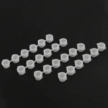 240Pieces Empty Paint Pot, 40 Strips Acrylic Mini Container Storage With Lids For Arts And Crafts 3Ml - Multicolor - View 3