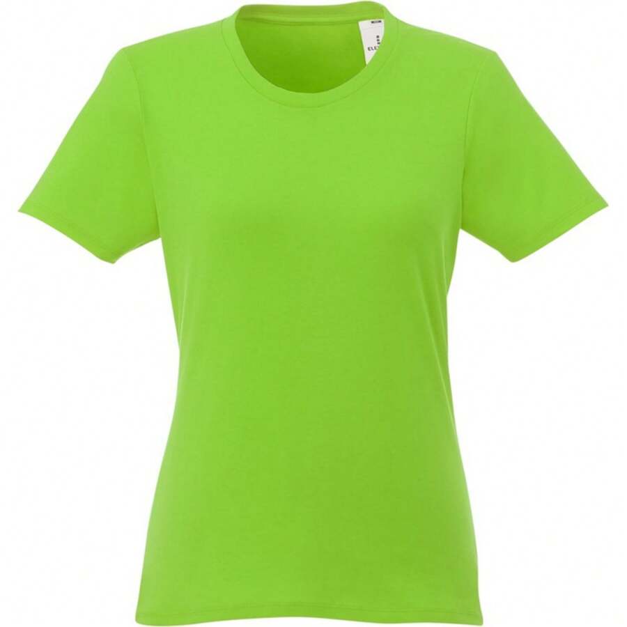 Elevate Womens/Ladies Heros ShortSleeved TShirt Activewear (Apple Green) - 150gsm 100% Cotton