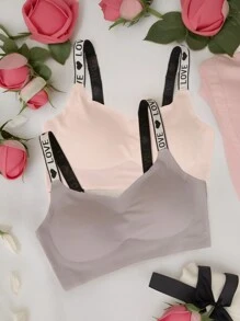 Women's Sports Sets: Bras And Leggings Matching For The GYM Comfortable Brassieres Without Steel Ring