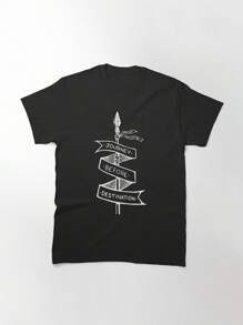 Journey Before Destination - Stormlight Archive Essential T-Shirt, Women's T-Shirt, 220g Pure Cotton, Casual Crew Neck, Ideal For Socializing, Traveling, And Relaxed Wear. - màu đen - Xem 1