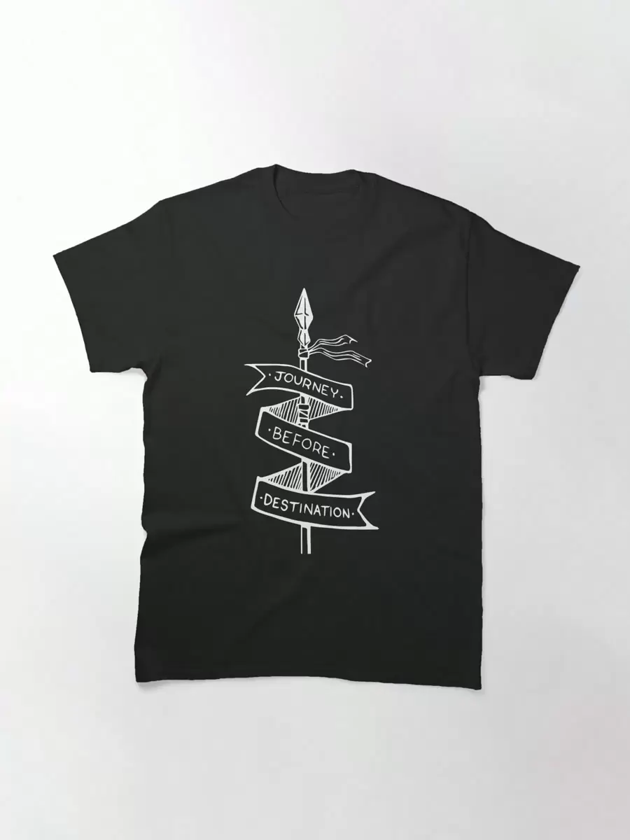 Journey Before Destination - Stormlight Archive Essential T-Shirt, Women's T-Shirt, 220g Pure Cotton, Casual Crew Neck, Ideal For Socializing, Traveling, And Relaxed Wear. - màu đen - Xem 1