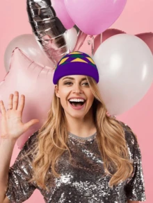 1 件时尚格子提花针织帽，男士无檐小便帽，保暖帽，滑雪帽，适合秋冬季圣帕特里克节