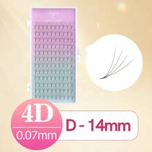 SONG LASHES 4D 5D Sharp Thin Pointy Base Premade Fans Eyelash Extensions Make Up Tool For Salon Beauty C D Curl Lash Clusters, Eyelash Clusters, Individual Eyelashes, Lashes, Fake Lashes - Black - View 13