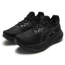 Asics GEL-NIMBUS 27 女鞋 運動鞋健身訓練透氣休閒鞋跑步鞋 1012B753-001 - 黑色 - 查看 3