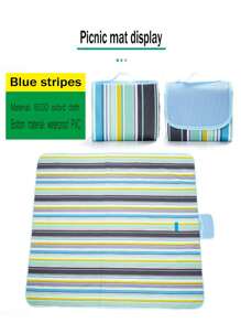 1pc Picnic Blanket | Beach Mat | Picnic Rug | Picnic Tote, 600D Oxford Cloth, Multi-Functional Camping Mat/Household Garden Game Mat, Dust/Moisture-Proof Pad, Suitable For Spring/Summer, Indoor/Outdoor Camping, Beach, Outing, Lawn, Riverside, Wedding Season, Graduation Season, Back To School Season, Halloween, Christmas Party Mat (Two Different Covers, Different Pastes, Random Delivery! Ps: The Effect Of Opening Is The Same)