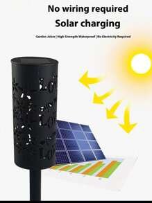 6 PIEZAS Luces decorativas solares en forma de corazón para el jardín. Estas son luces calurosas huecas con forma de corazón para exteriores, luces decorativas para exteriores y luces decorativas que crean ambiente. Son luces solares impermeables para exteriores