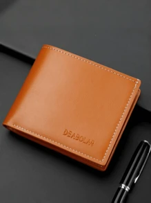 1 pieza Billetera corta para hombre, moda simple ultraligera multifunción monedero, portador de tarjetas de gran capacidad, billetera pequeña adecuada para tarjetas de identificación, tarjetas de crédito, regalos para adolescentes, casual, al aire libre, deportiva, vacaciones, viajes, graduación, accesorios de vestir de cumpleaños