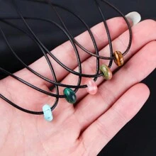 2 件/批天然石珠多色算盘形状大孔散珠适用于珠宝制作 DIY 项链手链配件 - Beads - 查看 7