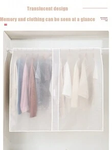 1 件装简约图案衣服防尘罩，多功能罩子多功能衣服防尘罩家用防水防油收纳袋，简易防尘落地式衣服衣架罩袋衣服保护套婚纱收纳，个性化婚礼礼物，婚礼装饰，新郎防尘罩，新娘，新娘，伴郎，伴娘