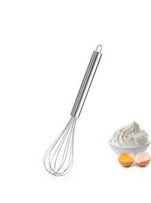 3 Packs Stainless Steel Whisk For Cooking, Thick Wire Wisk & Strong Handles, Egg Frother For Cooking, Blending, Whisking, Beating And Stirring - Multicolor - View 17