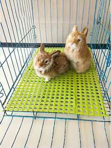 1/5 件装兔子脚垫防咬脚垫兔笼脚垫可漏水孔适用于猫/狗/荷兰猪 - 彩色 - 查看 2