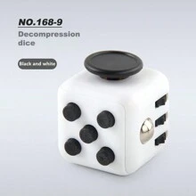 Multi-Color Cube/Dice Toy, Creative Stress Relief Toy For Teenagers And Adults, Fidget Desk Decor