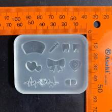 Small Size Resin Casting Mold, Silicone Mold Accessories, Resin Liquid Mold, Resin Keychain Silicone Mold, Resin Mold