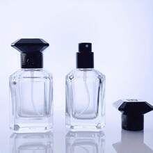 Leak-Proof Perfume Glass Refillable Spray Bottle, Portable For Cosmetics, Perfume, Essential Oils, Makeup Remover, Suitable For Travel, Business, Camping, Outdoor Travel Essentials School School Supplies Holiday Holiday Essentials Vacation Accessories Mini Perfume For Women Perfume For Men Beach - Clear - View 1