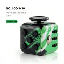 Multi-Color Cube/Dice Toy, Creative Stress Relief Toy For Teenagers And Adults, Fidget Desk Decor