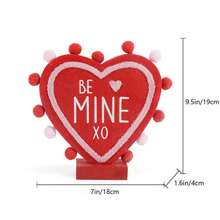 Adornos decorativos románticos en forma de corazón para el día de San Valentín, bolas decorativas con forma de corazón rojo, arreglo para ambiente festivo, recomendación de regalo para el día de San Valentín, herramienta mágica para confesión de pareja, caja de regalo de amor para una casa romántica. - Rojo - Ver 3