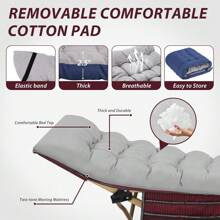 Local Shipping/Folding Camping Cot For Sleeping, Portable Cots For Adults, Heavy Duty Cot Bed 550LBS(Max Load), Extra Wider Cots With Large Pocket For Outdoor, Office, Beach