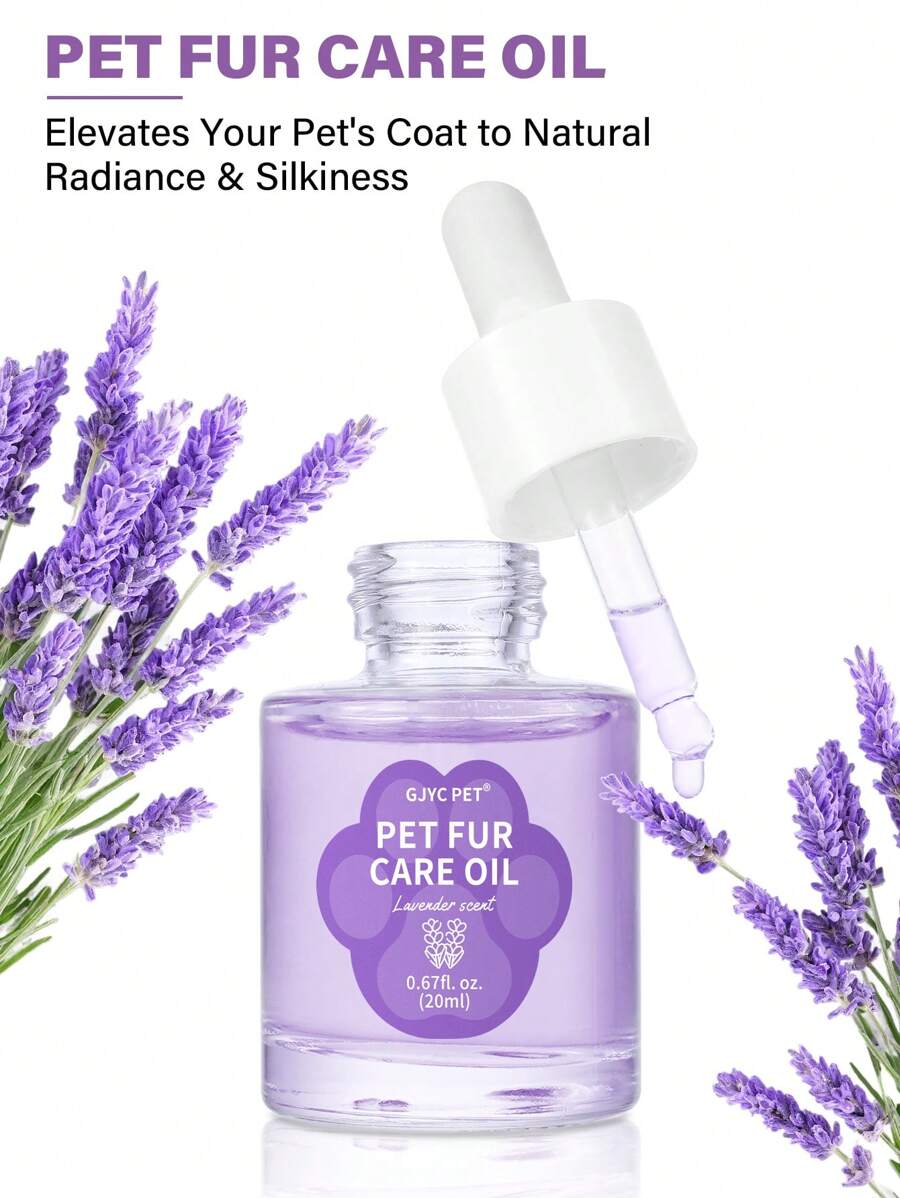 PETSIN Pet Fur Care Oil - Deeply Nourishing Treatment For A Silky, Healthy Coat, Reduces Shedding & Detangles, Long-Lasting Fragrance With Multiple Scent Options, Perfect For Dogs & Cats, 0.67 Fluid Ounces - Multicolor - View 1