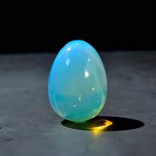 Opal Crystal Egg - Polished Healing Stone, Pocket Guardian, Spiritual Meditation Gift For Women & Mom, Cute Jewelry Accessory