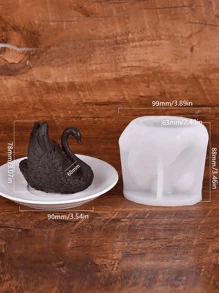 Khuôn silicon hình thiên nga 3D cho ngày lễ tình nhân và giáng sinh, nến tự làm, xà phòng, sáp, đồ thủ công hương liệu, trang trí nhà cửa - đất sét polyme, tình yêu kiểu Pháp, khuôn - hoàn hảo để trang trí nhà cửa, lò sưởi, phòng, phòng khách, trang trí trung tâm, văn phòng, lễ phục sinh, ngày lễ tình nhân, quà tặng sinh nhật - trắng - Xem 7