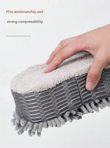 1 件高品质雪尼尔洗车海绵，颜色随机，洗车打蜡工具，防刮漆护理，不可充电，无需电池，带洗车工具