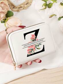 Burgundrote Tasche Charlie Rotwein Roter Umschlag Modische und hochwertige Kartenetui Tasche Leicht zu tragen Münztasche mit mehreren Fächern Reißverschluss Multi-Slot Einfache Kreditkartenfächer Multifunktions Damenbrieftasche Kartentasche Mini Geldbörse Geldbeutel Kartenetui