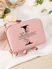 Burgundrote Tasche Charlie Rotwein Roter Umschlag Modische und hochwertige Kartenetui Tasche Leicht zu tragen Münztasche mit mehreren Fächern Reißverschluss Multi-Slot Einfache Kreditkartenfächer Multifunktions Damenbrieftasche Kartentasche Mini Geldbörse Geldbeutel Kartenetui