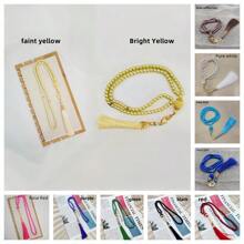 زجاجي قطعة واحدة سوار شرائط لتعليق الزخرفات الإسلامية 99 حبة مزيف الؤلؤ أفضل