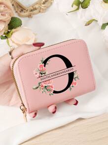 Burgundrote Tasche Charlie Rotwein Roter Umschlag Modische und hochwertige Kartenetui Tasche Leicht zu tragen Münztasche mit mehreren Fächern Reißverschluss Multi-Slot Einfache Kreditkartenfächer Multifunktions Damenbrieftasche Kartentasche Mini Geldbörse Geldbeutel Kartenetui