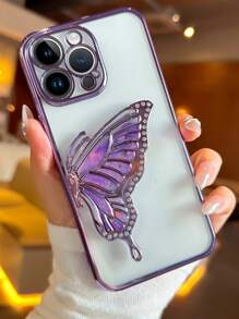 蝴蝶设计时尚高端保护手机壳，全覆盖创意个性化手机壳兼容 17、 16/16 Pro/16 Pro Max、Galaxy S22/S23/S24/S25、A04/05/06/A07/A14/A15/A16/A17/A24/A25/A34、Redmi Note 7/8/9/10/11/12/13、Redmi 9/10/12/13C、OPPO、MOTO、Honor、HW、Realme、Reno 7