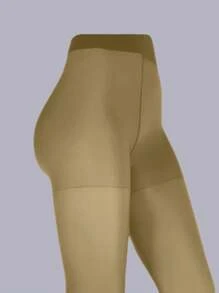Trifil Adherence 15 Thread High-Rise Tights For Everyday Wear - Beige - View 2