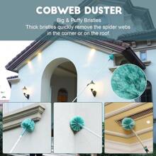 20 Foot High-Reach Duster Kit With 5-12FT Extendable Pole - High Ceiling Duster Cleaning Kit With Telescopic Pole,CobwMicrofiber Feather Duster - 12FT POLE - View 4