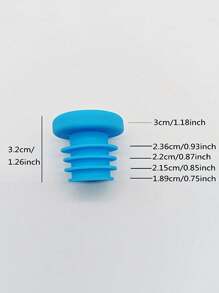 1/2/5pcs Simple & Easy To Use Silicone Wine Stopper, Silicone Wine Beer Bottle Stopper Champagne Drink Sealer Plug ,Reusable Silicone Wine Cork, Suitable For Bottles Of Wine, Beer, Champagne, Safe For Dishwasher, Keeps Wine Fresh