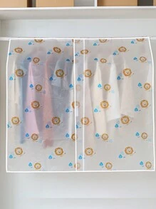 1 件装简约图案衣服防尘罩，多功能罩子多功能衣服防尘罩家用防水防油收纳袋，简易防尘落地式衣服衣架罩袋衣服保护套婚纱收纳，个性化婚礼礼物，婚礼装饰，新郎防尘罩，新娘，新娘，伴郎，伴娘