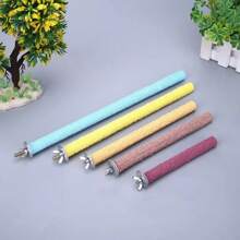 Colorful Parrot Standing Stick  Bird Claw Stick -Friendly Creative Reusable Durable Funny Portable Cage Dration