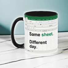 330ml/11oz Ceramic Mug/Coffee Cup/Tea Cup/Milk Cup/Breakfast Cup/Water Cup, Suitable For Office - Dual Color Black - View 10