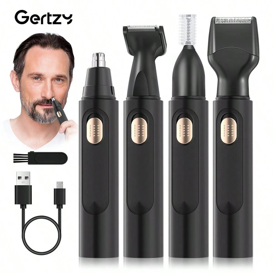 Electric Nose Hair Trimmer 4-In-1 Sideburns Razor Cross Border For Multi-Functional Set Shaving Shaver - Multicolor - View 1